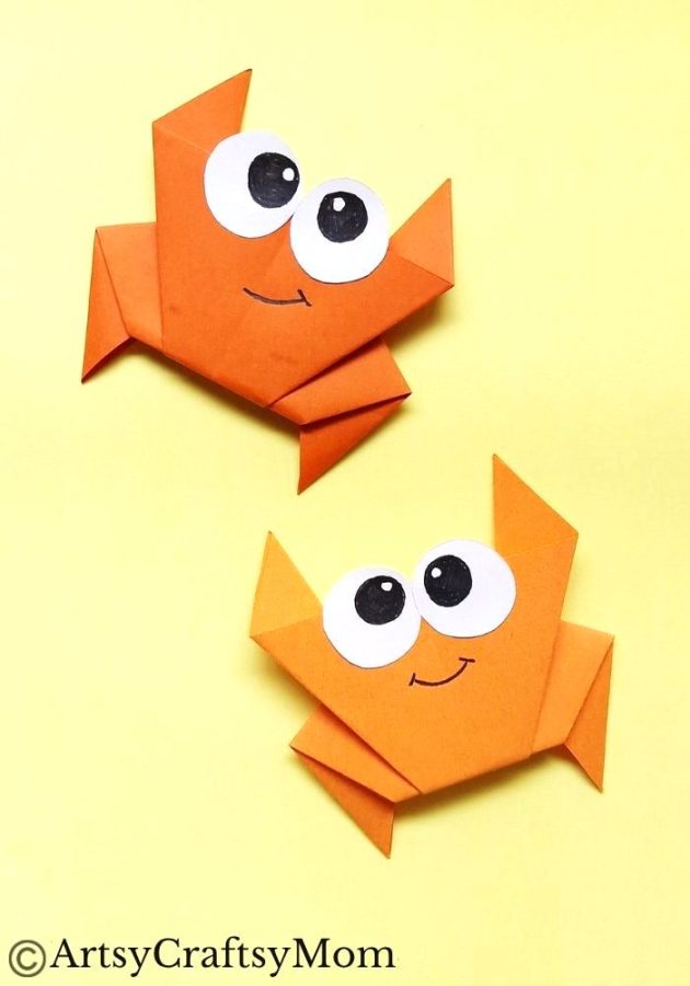 Once you're used to the easy Origami tutorials, it's time to challenge yourself, and we've got the perfect project for it - an Origami Crab Craft for Kids!