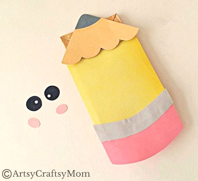 Paper Bag Pencil and Backpack Craft | Back to School Crafts 8 If you're looking for a fun and colorful back to school craft this year, we've got the perfect one for you - a paper bag pencil and backpack craft!