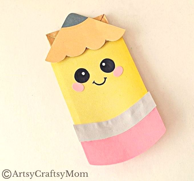 Paper Bag Pencil and Backpack Craft | Back to School Crafts 10 If you're looking for a fun and colorful back to school craft this year, we've got the perfect one for you - a paper bag pencil and backpack craft!