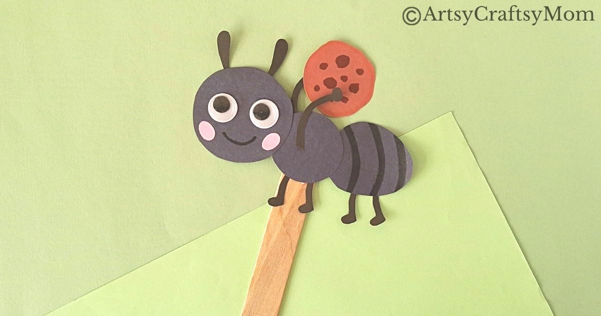 Popsicle Stick Ant Puppet Craft for Kid 15 If you're waiting to audition for the perfect ant character for your puppet show, fret no more! Here is a DIY popsicle stick ant puppet craft for you!