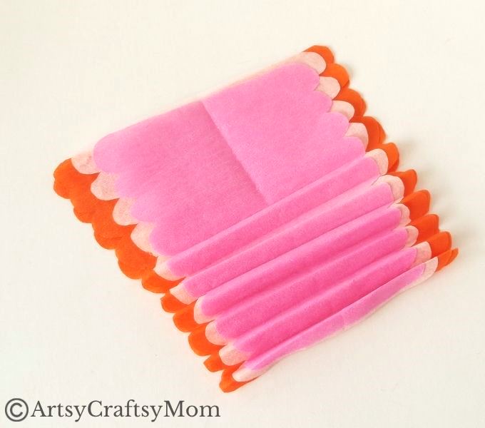 It's amazing how easily colored tissue paper transforms into a gorgeous butterfly, with some help from a pipe cleaner! Perfect for beginner crafters!