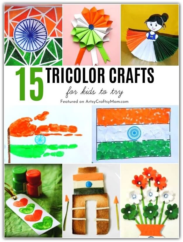 This Independence Day, paint the town saffron, white and green - with these gorgeous tricolor crafts for kids! Includes projects for kids of all ages!
