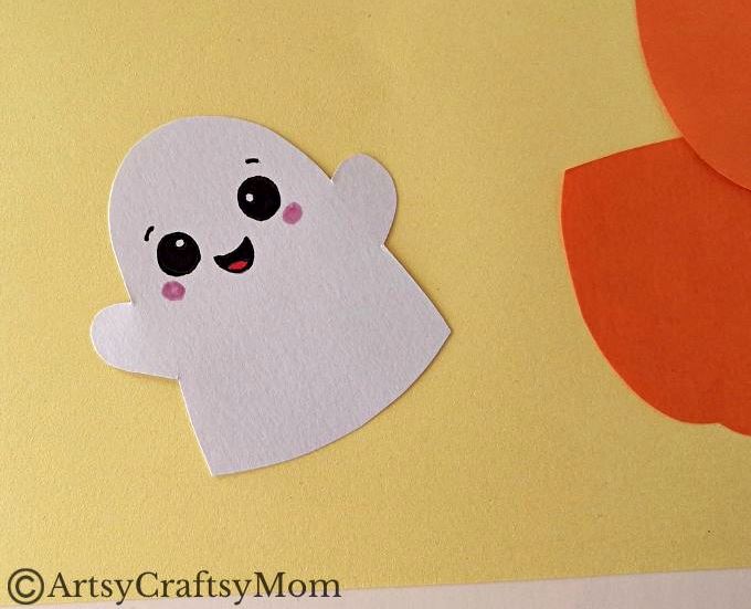 Two Halloween icons come together in this ghost in a pumpkin craft - a ghost, of course, and a Jack o' lantern! Easy to make and fun to play with!