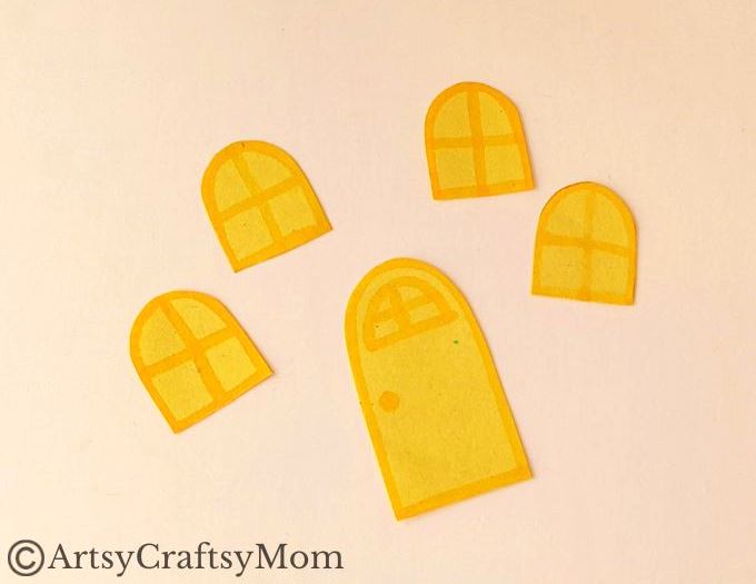 Gather all the empty cardboard tubes you can find - we're going to use them and some craft paper to make a toilet paper roll haunted house craft!